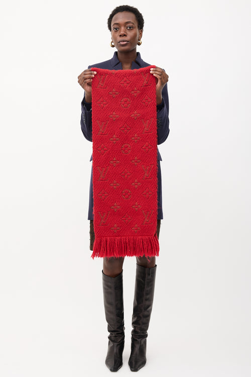 Louis Vuitton Wool Logomania Scarf