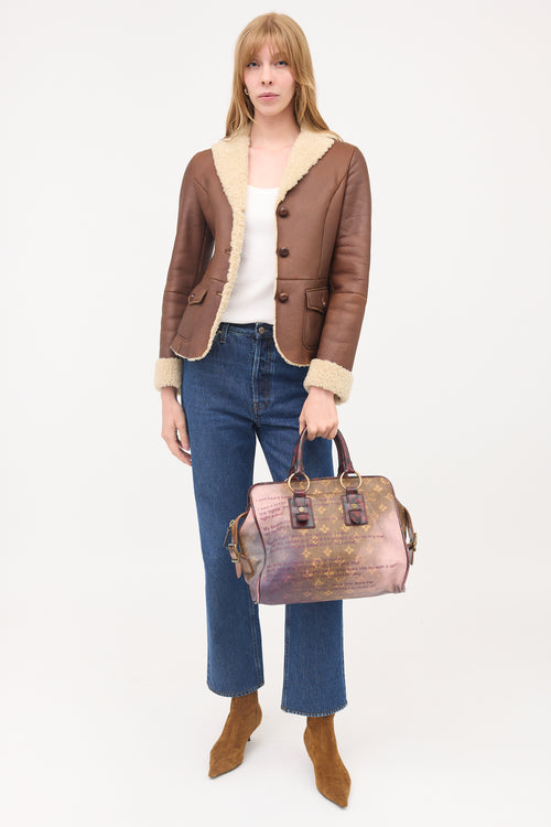 Louis Vuitton X Richard Prince 2008 Graduate Jokes Bag