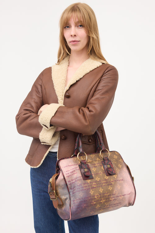 Louis Vuitton X Richard Prince 2008 Graduate Jokes Bag