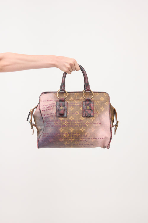 Louis Vuitton X Richard Prince 2008 Graduate Jokes Bag