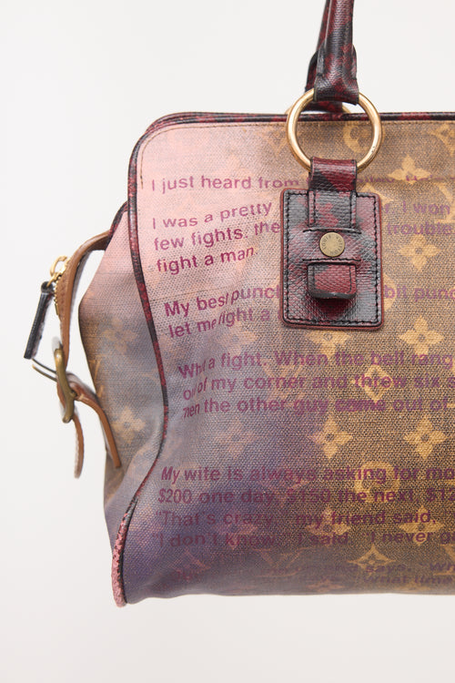 Louis Vuitton X Richard Prince 2008 Graduate Jokes Bag
