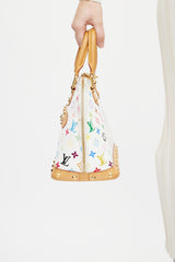 Louis Vuitton X Takashi Murakami 2003 White & Multicolor Alma PM Bag