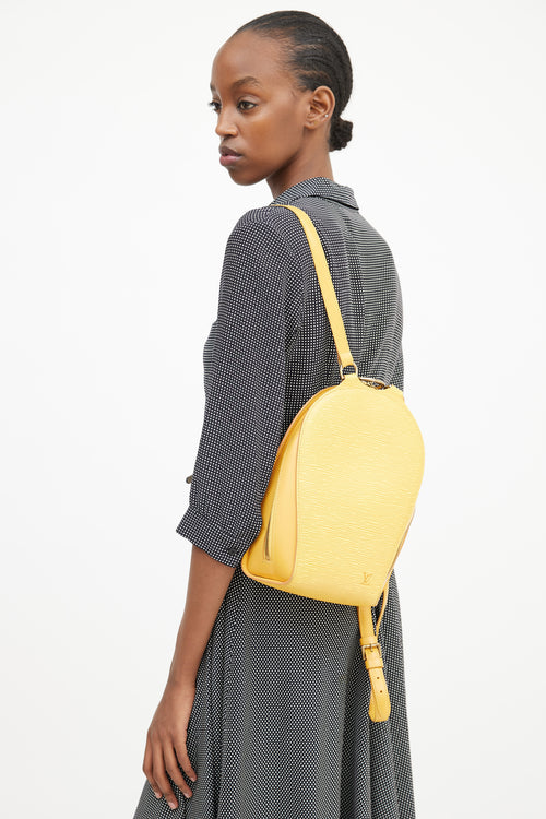 Louis Vuitton // Yellow Epi Leather Mabillon Backpack – VSP Consignment