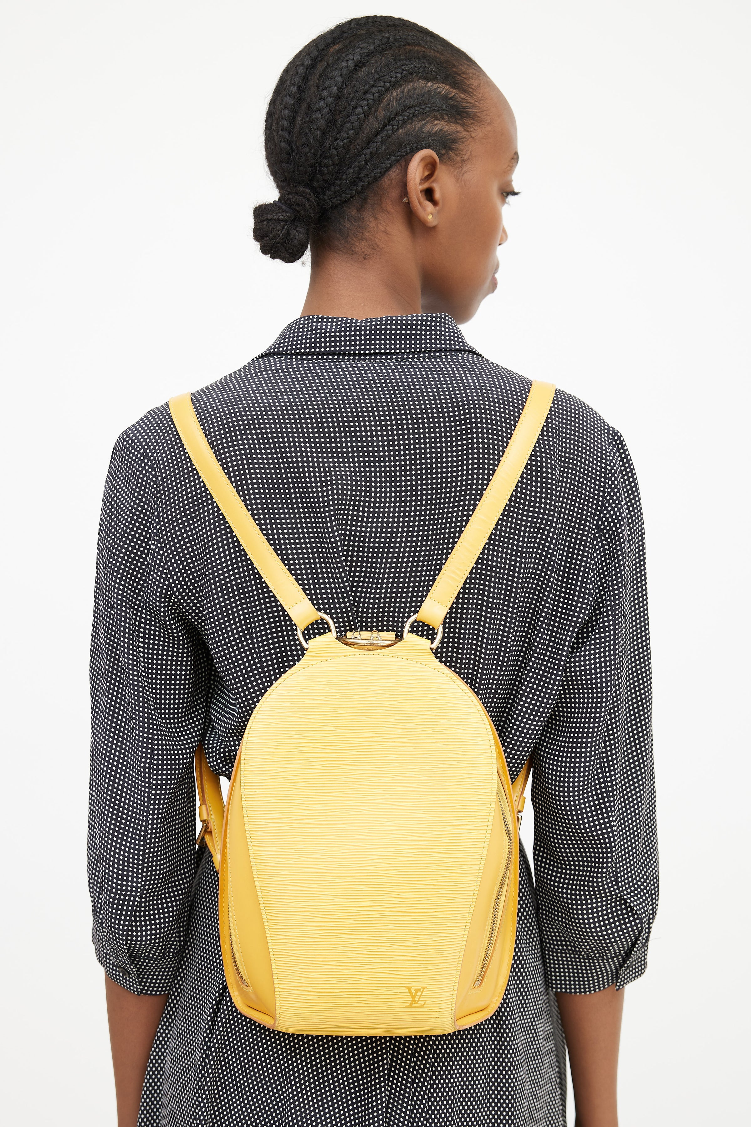 louis vuitton backpack epi Louis Vuitton // Yellow Epi Leather Mabillon Backpack – VSP Consignment
