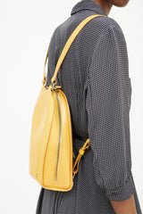 Louis Vuitton Yellow Epi Leather Mabillon Backpack