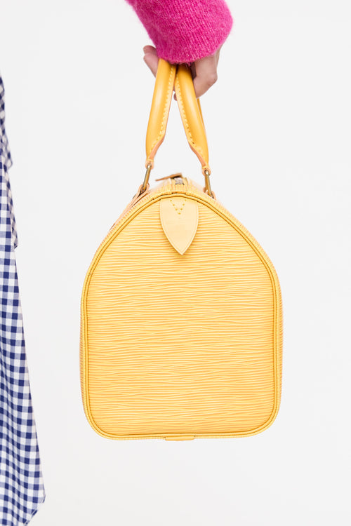 Louis Vuitton Epi Leather Speedy 25 Bag