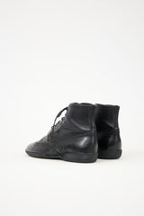 Louis Vuitton Leather Brogue Boot