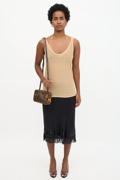 Louis Vuitton 1987 Monogram Pochette Marly Bandouliere Bag