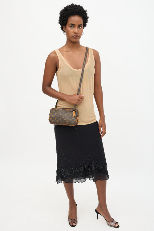 Louis Vuitton 1987 Monogram Pochette Marly Bandouliere Bag