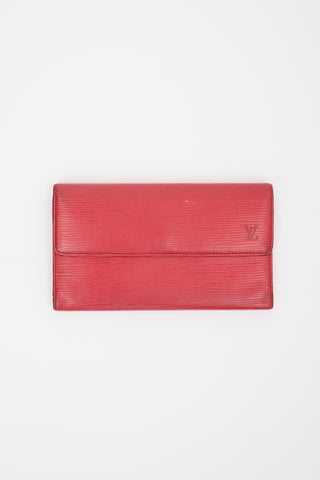 Louis Vuitton 1992 Epi Leather Trifold Wallet
