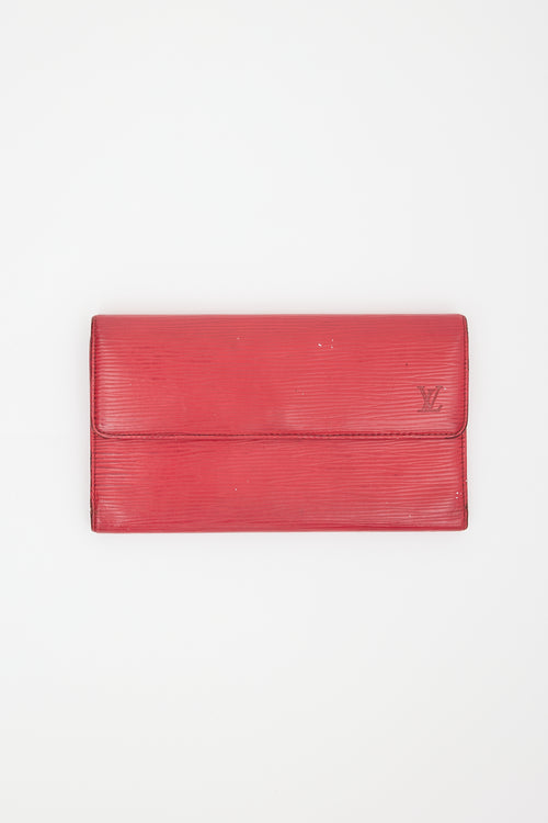 Louis Vuitton 1992 Epi Leather Trifold Wallet