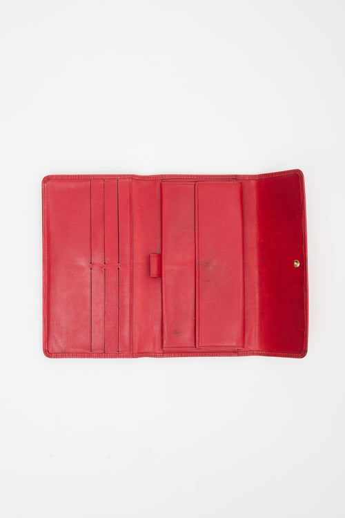 Louis Vuitton 1992 Epi Leather Trifold Wallet