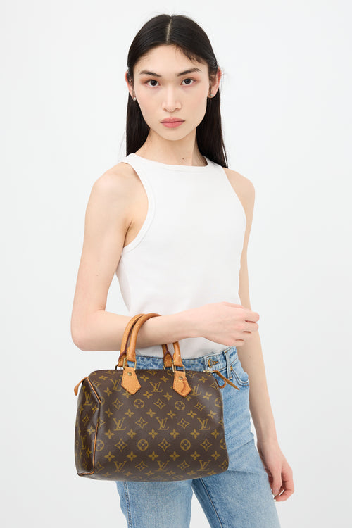 Louis Vuitton 1995 Monogram Speedy 25 Bag