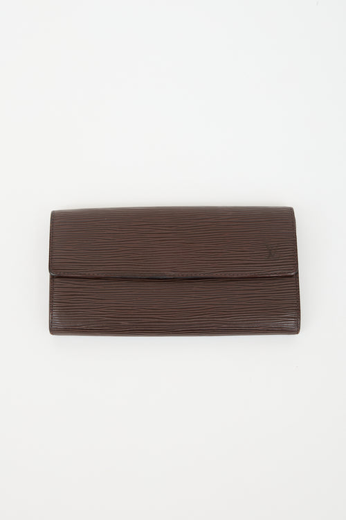 Louis Vuitton 2000 Epi Leather Sarah Wallet