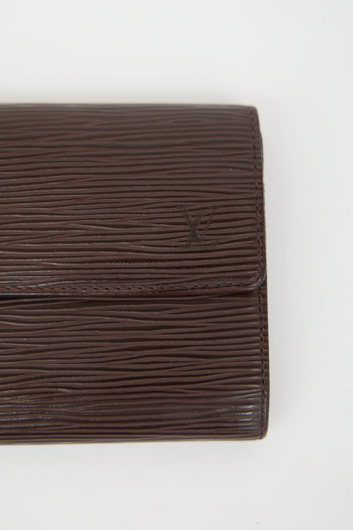 Louis Vuitton 2000 Epi Leather Sarah Wallet