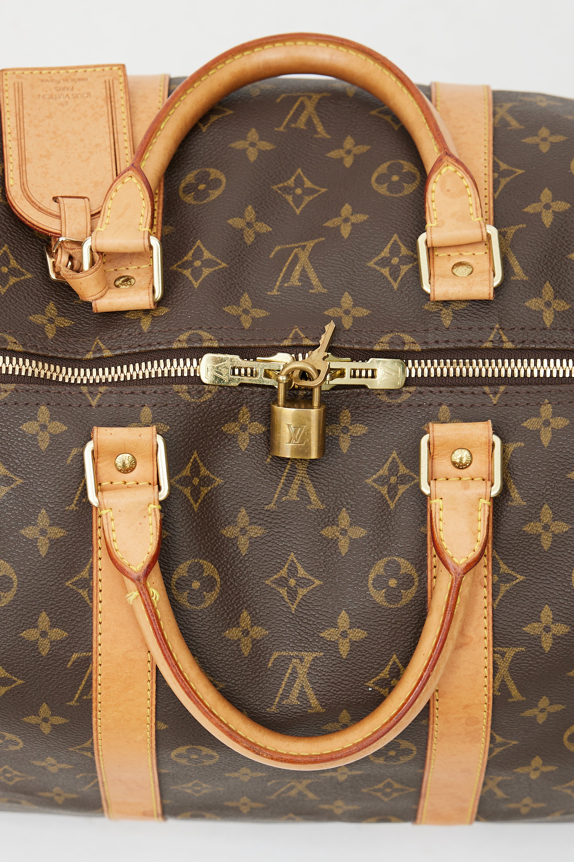 Louis Vuitton Duffle Keepall Bandouliere 55 Handbag Monogramouflage