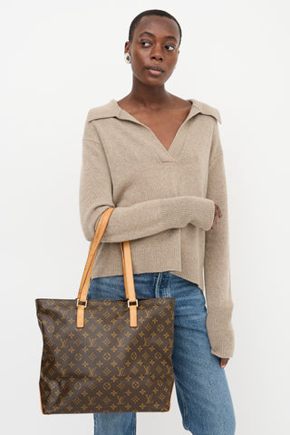 Louis Vuitton 2004 Monogram Cabas Mezzo Bag