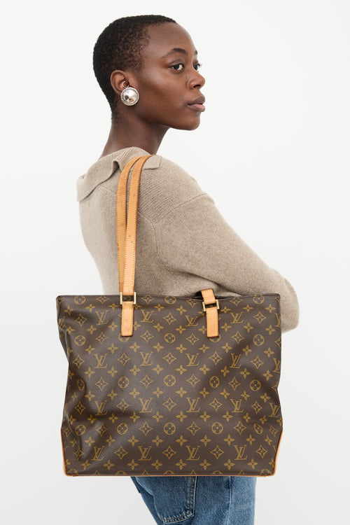 Louis Vuitton 2004 Monogram Cabas Mezzo Bag