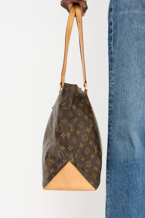 Louis Vuitton 2004 Monogram Cabas Mezzo Bag