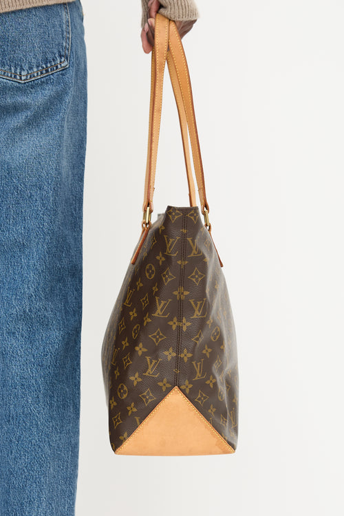 Louis Vuitton 2004 Monogram Cabas Mezzo Bag