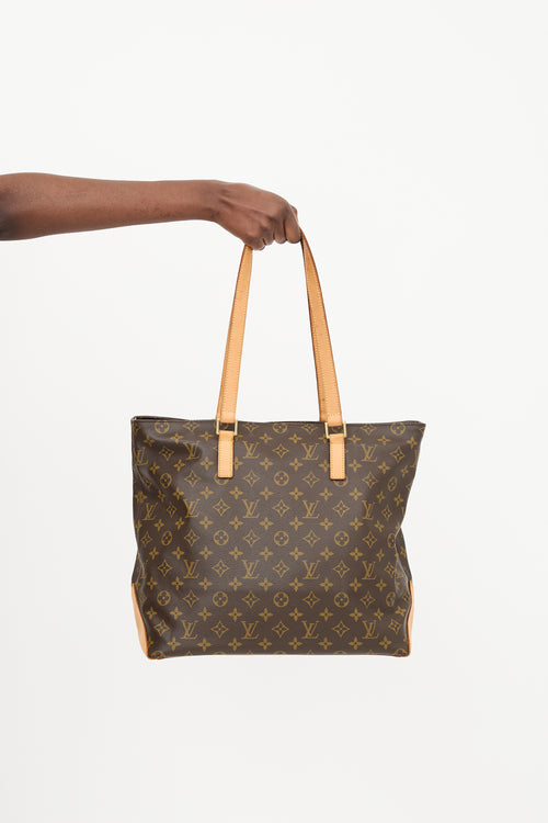 Louis Vuitton 2004 Monogram Cabas Mezzo Bag