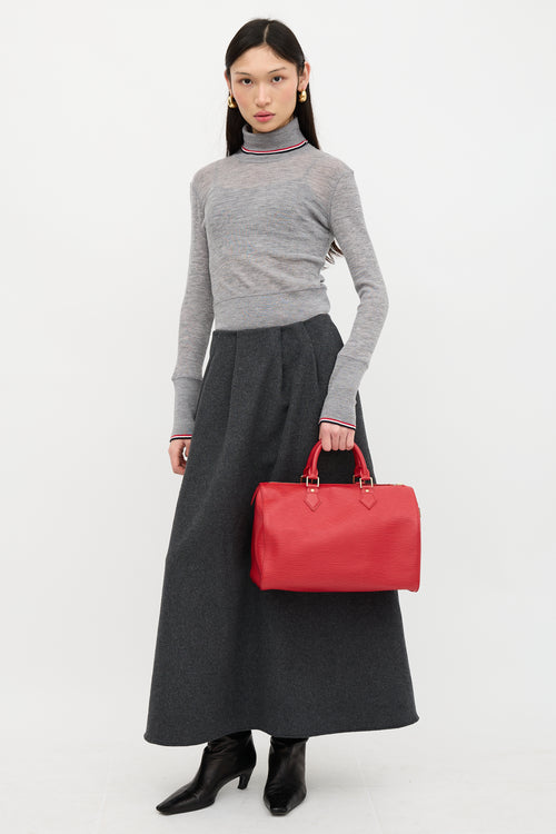 Louis Vuitton 2004 Epi Leather Speedy 30 Bag