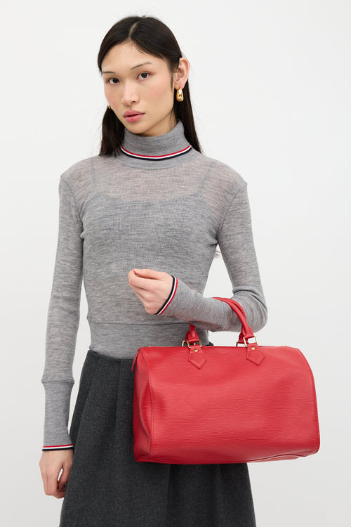 Louis Vuitton 2004 Epi Leather Speedy 30 Bag