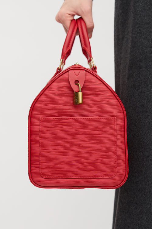 Louis Vuitton 2004 Epi Leather Speedy 30 Bag