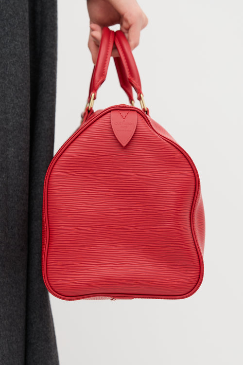 Louis Vuitton 2004 Epi Leather Speedy 30 Bag