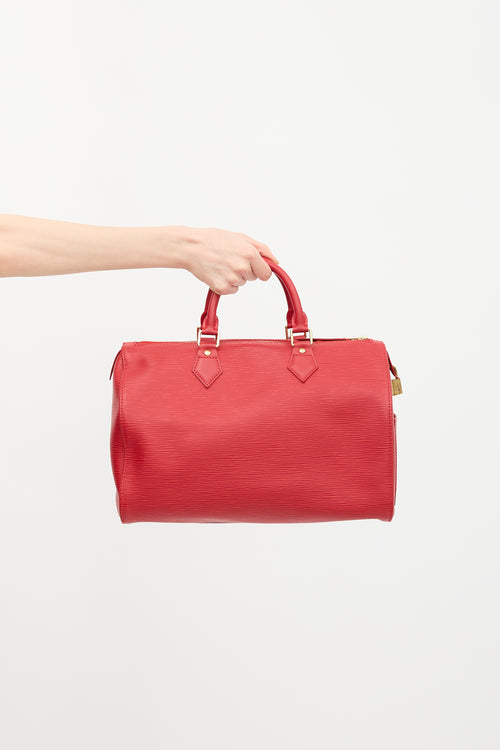 Louis Vuitton 2004 Epi Leather Speedy 30 Bag