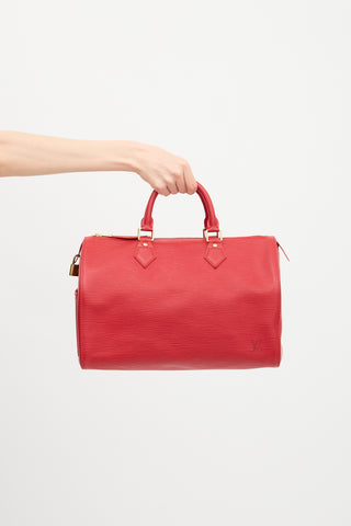 Louis Vuitton 2004 Epi Leather Speedy 30 Bag