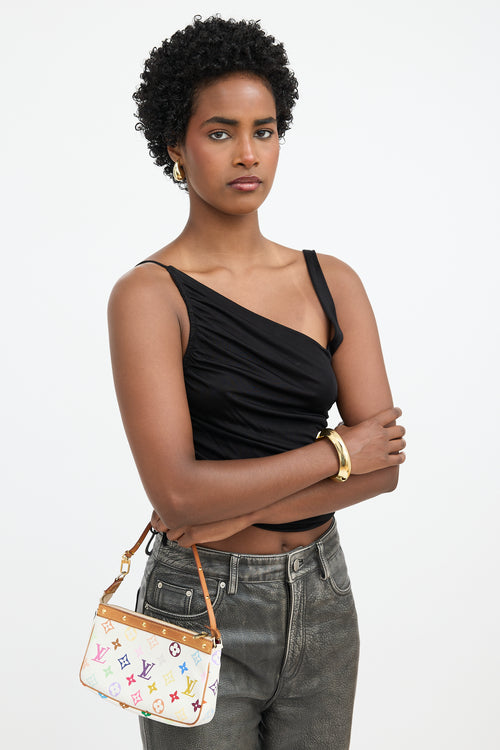 Louis Vuitton 2004 Monogram Murakami Pochette Bag