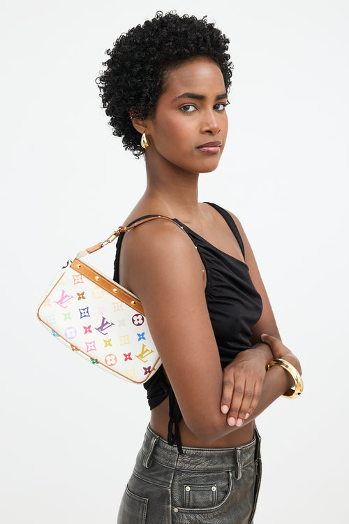 Louis Vuitton 2004 Monogram Murakami Pochette Bag