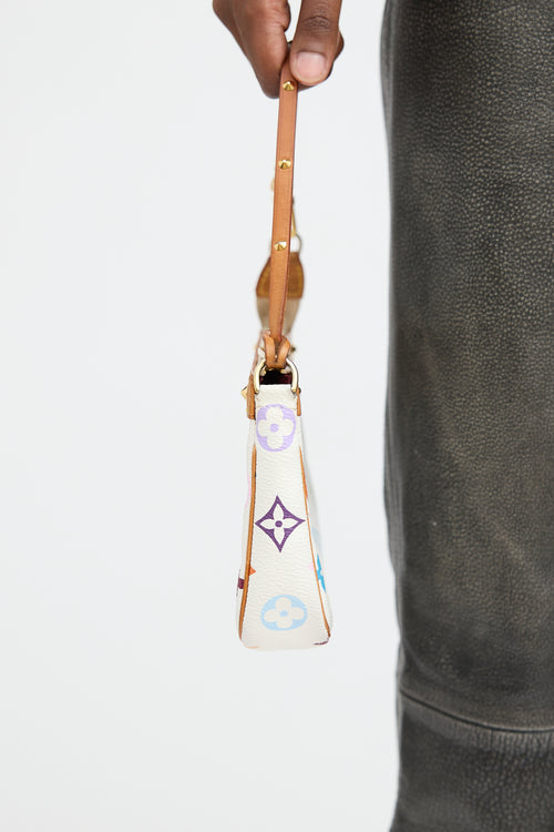 Louis Vuitton 2004 Monogram Murakami Pochette Bag