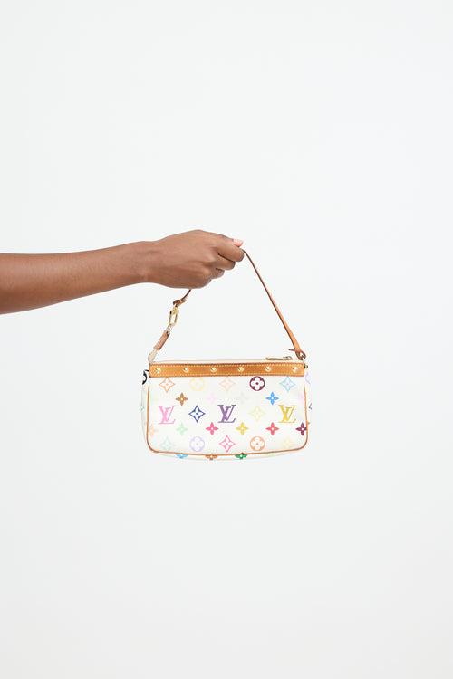 Louis Vuitton 2004 Monogram Murakami Pochette Bag