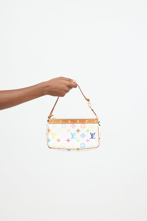 Louis Vuitton 2004 Monogram Murakami Pochette Bag