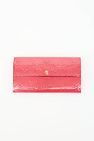 Louis Vuitton 2005 Vernis Monogram Sarah Wallet