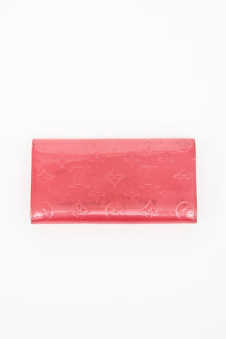 Louis Vuitton 2005 Vernis Monogram Sarah Wallet