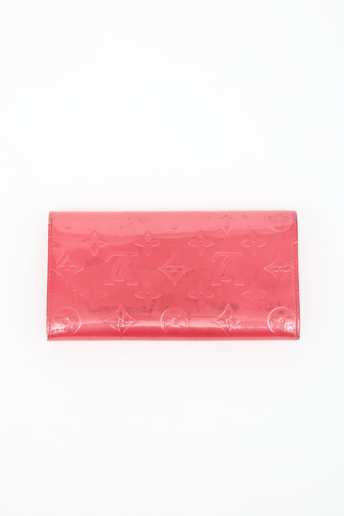 Louis Vuitton 2005 Vernis Monogram Sarah Wallet