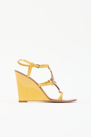 Louis Vuitton 2006 Patent Capricieuse Sandal