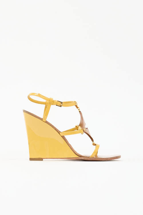 Louis Vuitton 2006 Patent Capricieuse Sandal
