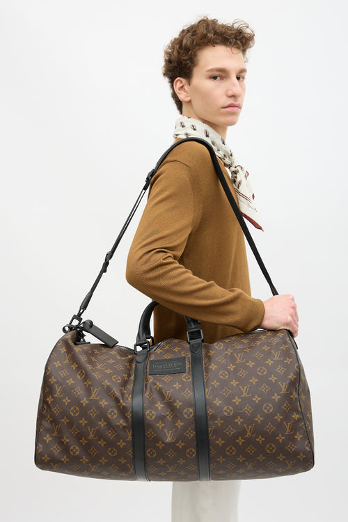 Louis Vuitton 2007 Monogram Canvas Keepall Bandouliere 55 Bag