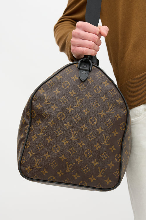 Louis Vuitton 2007 Monogram Canvas Keepall Bandouliere 55 Bag