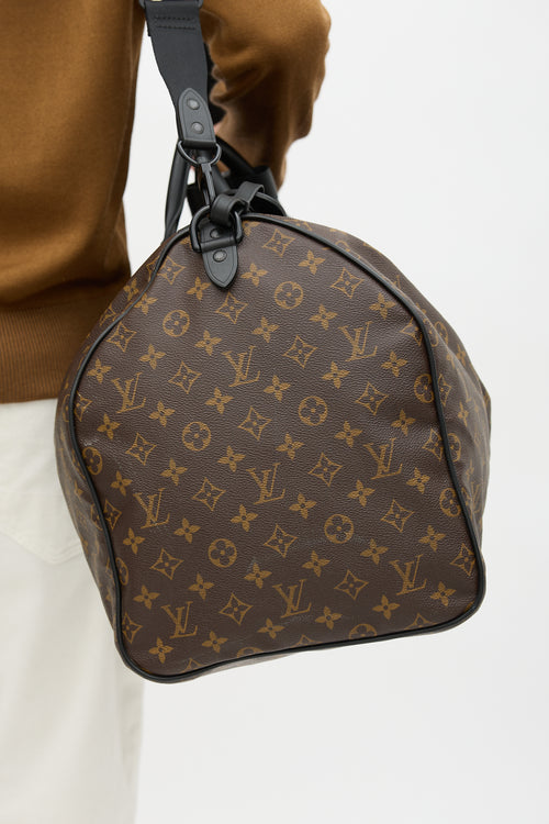Louis Vuitton 2007 Monogram Canvas Keepall Bandouliere 55 Bag