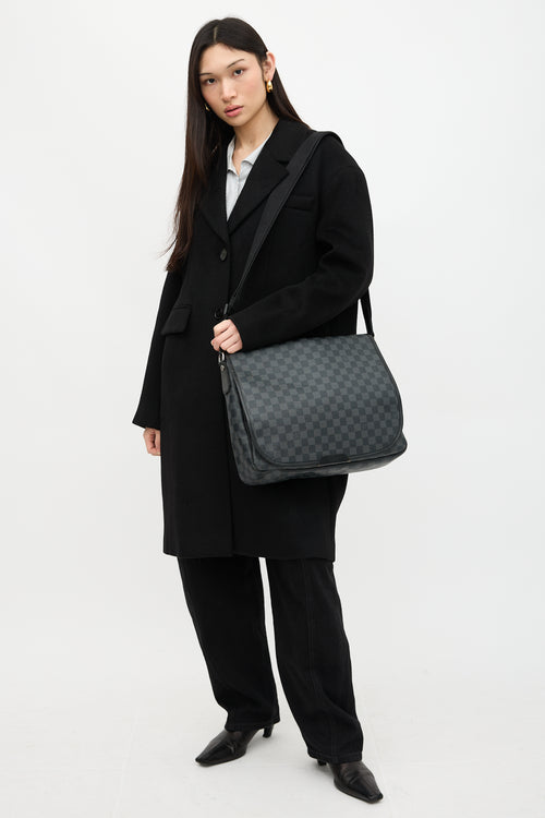 Louis Vuitton 2008 Damier Graphite Daniel MM Messenger Bag