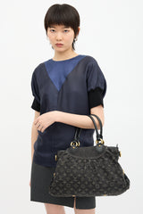 Louis Vuitton 2008 Monogram Denim Neo Cabby MM Bag