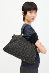 Louis Vuitton 2008 Monogram Denim Neo Cabby MM Bag