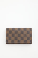 Louis Vuitton 2011 Damier Ebene Porte Monnaie Tresor Wallet