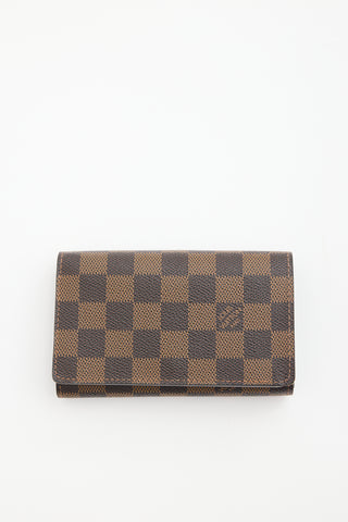 Louis Vuitton 2011 Damier Ebene Porte Monnaie Tresor Wallet