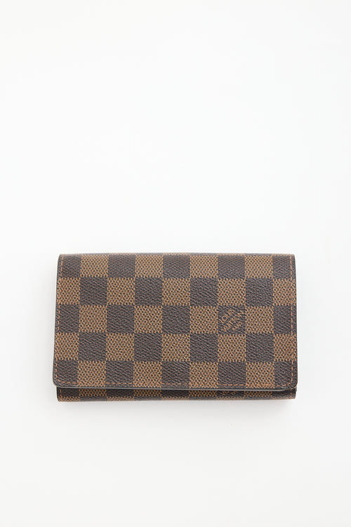 Louis Vuitton 2011 Damier Ebene Porte Monnaie Tresor Wallet